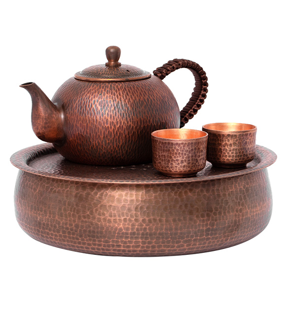 銅製 八仙壺 工芸品 茶道具 香道具 装飾品 美術品 置物 展示架紅木-